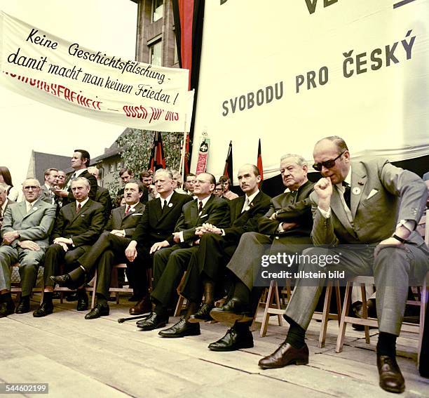 Germany Bavaria Nuremberg - annual meeting of the Sudeten Germans, ethnic Germans who were expelled from the territory of Czechoslovakia after the...