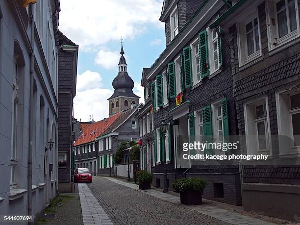 remscheid-lennep, historical old town - local landmark ストックフォトと画像