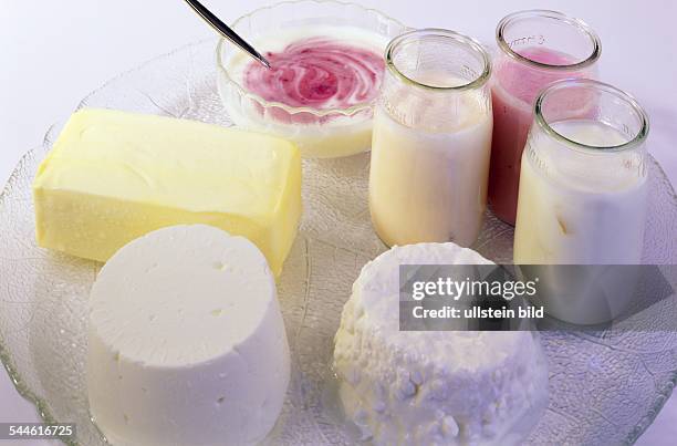 Milchprodukte, Joghurt, Butter, Quark, Frischkäse