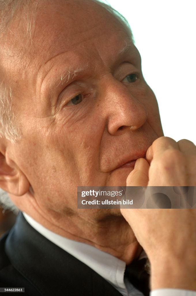 Klaus von Dohnanyi - SPD-Polititker, Manager, Autor; D