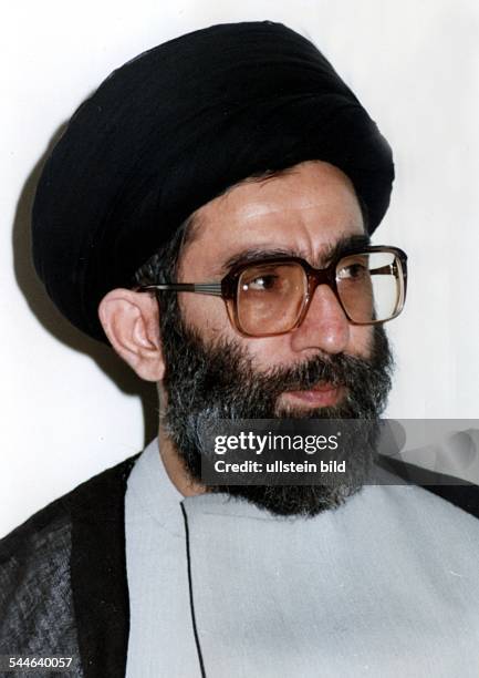 Ali Khamenei, Ayatollah, Politician, Iran - as president of Iran