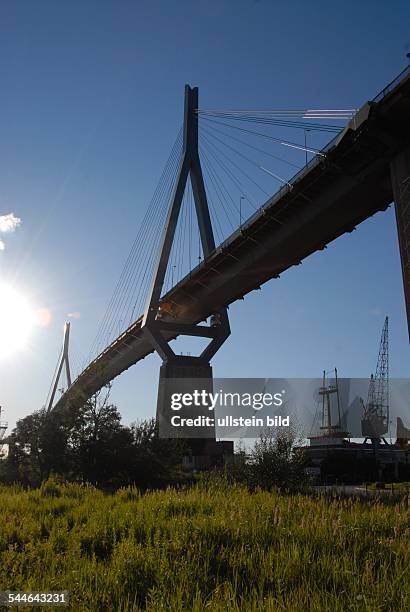 Germany - Hamburg: bridge Koehlbrandbruecke