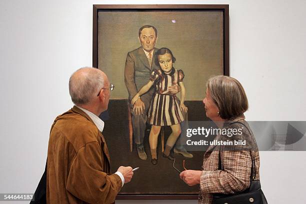 Germany, Cologne, Museum Ludwig: exhibition "Balthus - Time Suspended. Paintings and Drawings 1932 to 1960 - painting Bild zeigt das Bild "Joan Miró...