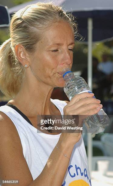 Ulrika Jonsson attends the Hydro Active Womens Challenge, the London leg of the UK's biggest women-only 5km fun run, in Hyde Park on September 4,...