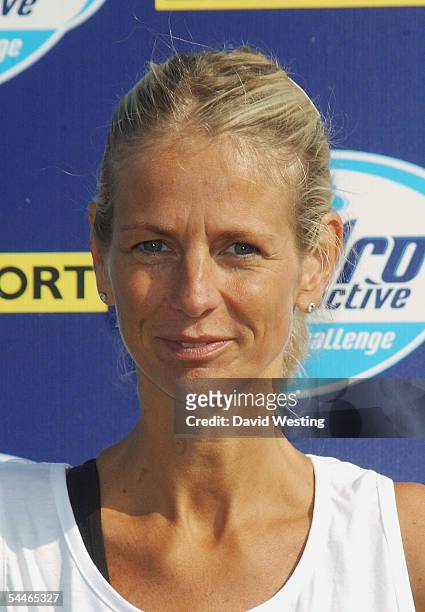 Ulrika Johnsonn takes part in the Hydro Active Womens Challenge, the London leg of the UK's biggest women-only 5km fun run, in Hyde Park on September...