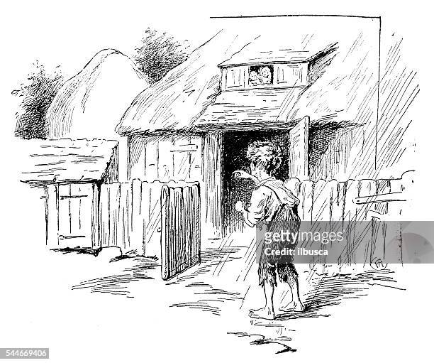 42 Poor House Cartoon High Res Illustrations - Getty Images