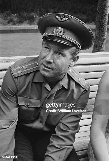 Russian cosmonaut and Air Force Major General, Alexey Leonov in Moscow, Russia, 26th May 1967.