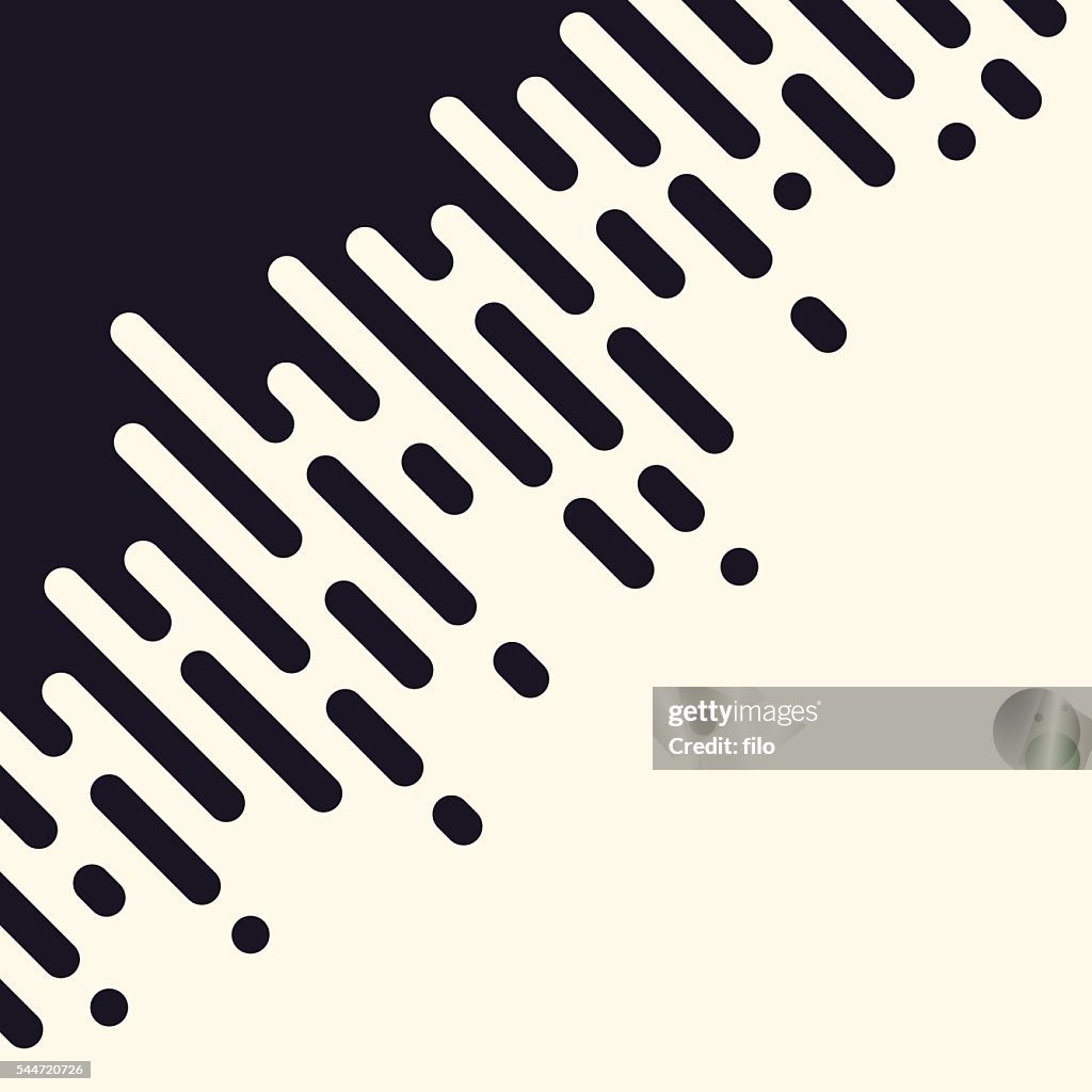 Abstract Dashed Line Halftone Pattern Background