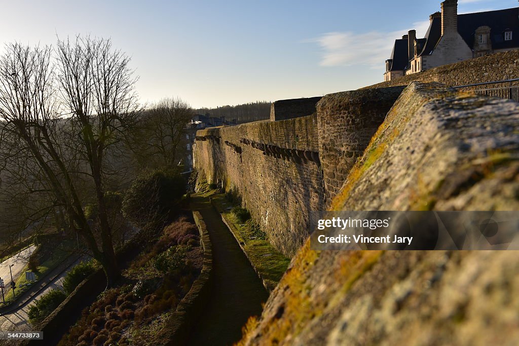 Stone wall of Dinan