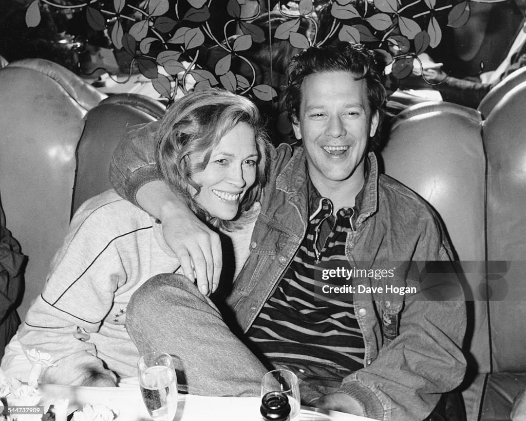 Faye Dunaway And Mickey Rourke