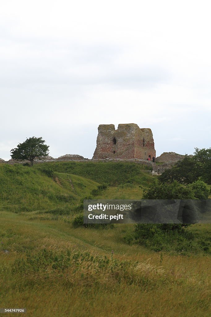 Kalø Slot - a ruin of a medieval fortress, Denmark