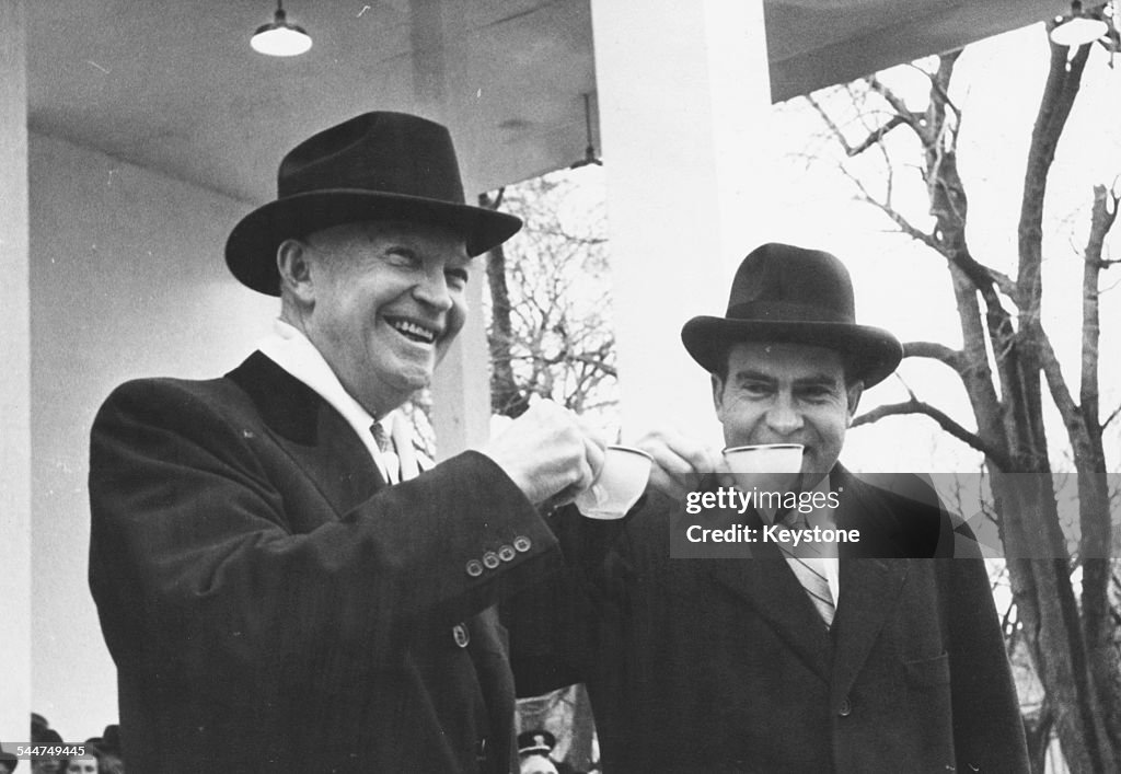 President Eisenhower And Richard Nixon