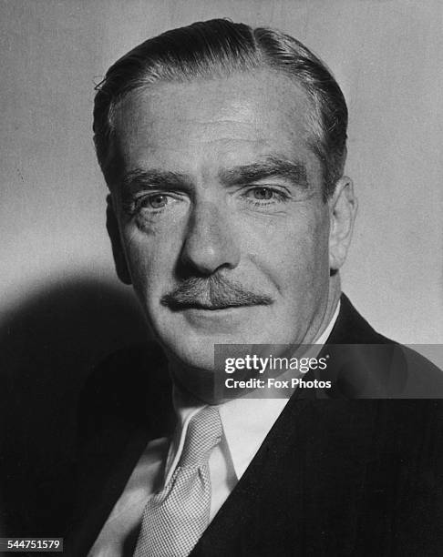 Portrait of British Foreign Secretary Sir Anthony Eden, circa 1951.