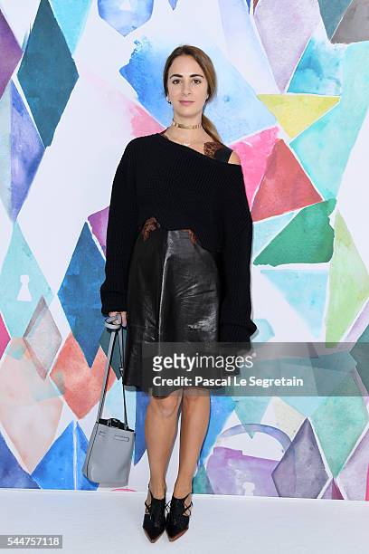 Alexia Niedzielski attends the Schiaparelli Haute Couture Fall/Winter 2016-2017 show as part of Paris Fashion Week on July 4, 2016 in Paris, France.