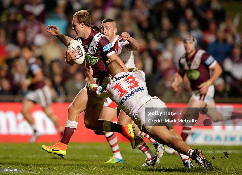 NRL Rd 17 - Sea Eagles v Dragons