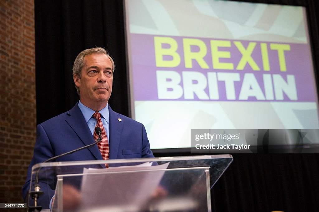 Nigel Farage To Stand Down As UKIP Leader