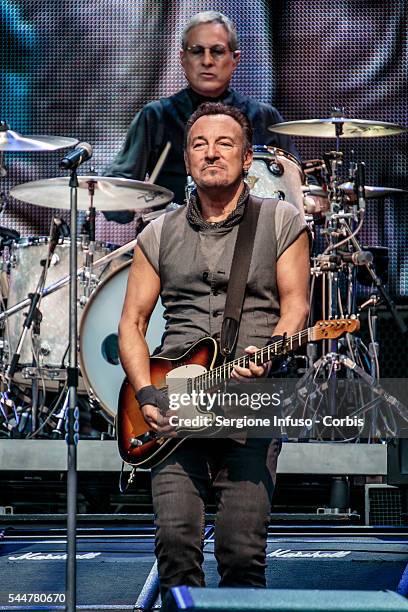 July 3: Bruce Springsteen performs live at San Siro Stadium in Milan, Italy on July 3 with The River tour.