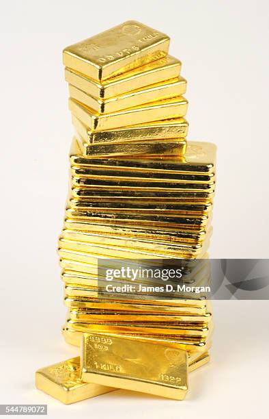 Gold bullion bars and gold nuggets in a studio shoot on February 10, 2010 in Sydney, Australia.