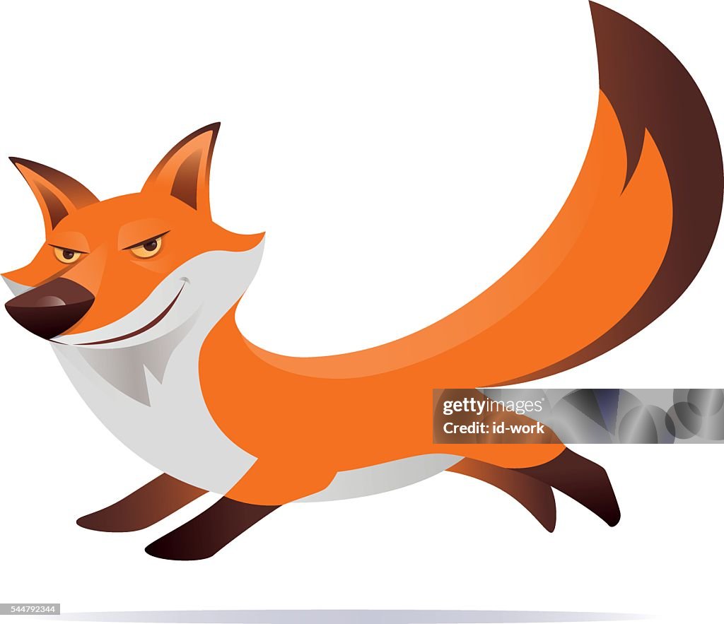 Fox Running High-Res Vector Graphic - Getty Images
