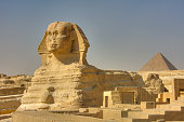 The Great Sphinx and pyramids of Giza, Egypt