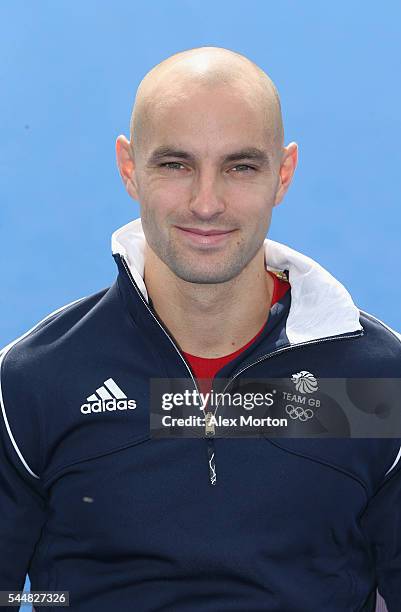 Nicholas Catlin of Team GB during the Announcement of Hockey Athletes Named in Team GB for the Rio 2016 Olympic Games at the Bisham Abbey National...