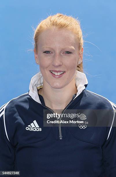 Nicola White of Team GB during the Announcement of Hockey Athletes Named in Team GB for the Rio 2016 Olympic Games at the Bisham Abbey National...