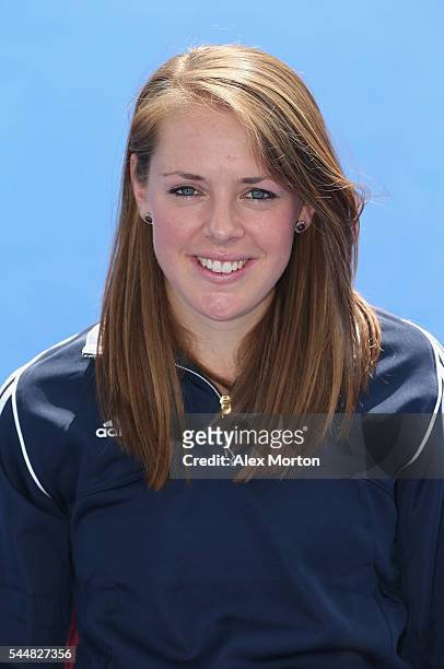 Giselle Ansley of Team GB during the Announcement of Hockey Athletes Named in Team GB for the Rio 2016 Olympic Games at the Bisham Abbey National...