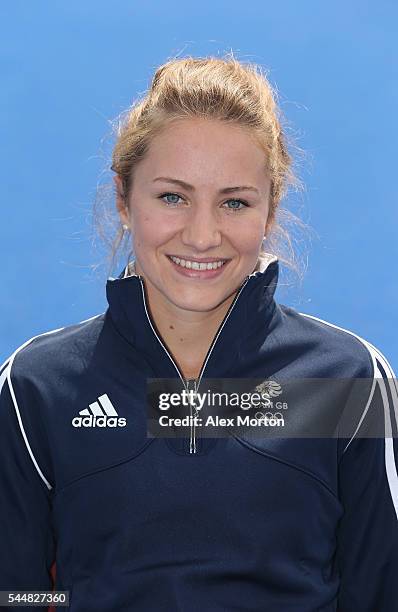 Shona McCallin of Team GB during the Announcement of Hockey Athletes Named in Team GB for the Rio 2016 Olympic Games at the Bisham Abbey National...