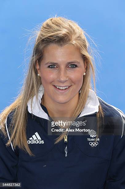 Georgie Twigg of Team GB during the Announcement of Hockey Athletes Named in Team GB for the Rio 2016 Olympic Games at the Bisham Abbey National...