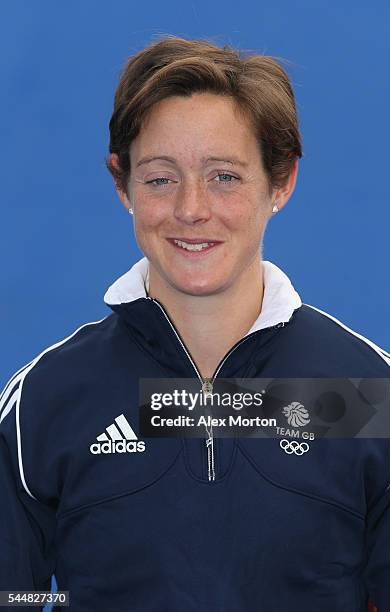 Hannah McLeod of Team GB during the Announcement of Hockey Athletes Named in Team GB for the Rio 2016 Olympic Games at the Bisham Abbey National...