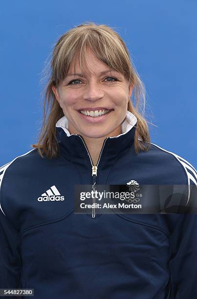 Kate Richardson-Walsh of Team GB during the Announcement of Hockey Athletes Named in Team GB for the Rio 2016 Olympic Games at the Bisham Abbey...