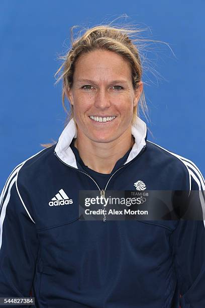 Crista Cullen of Team GB during the Announcement of Hockey Athletes Named in Team GB for the Rio 2016 Olympic Games at the Bisham Abbey National...