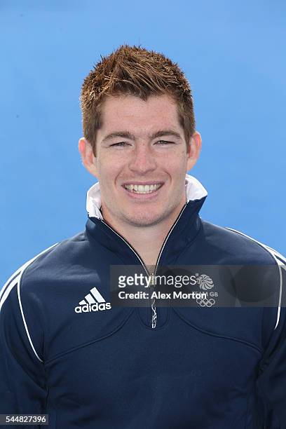 William Weir of Team GB during the Announcement of Hockey Athletes Named in Team GB for the Rio 2016 Olympic Games at the Bisham Abbey National...