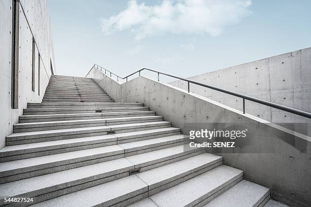 pedestrian ladder - wall building feature stock pictures, royalty-free photos & images