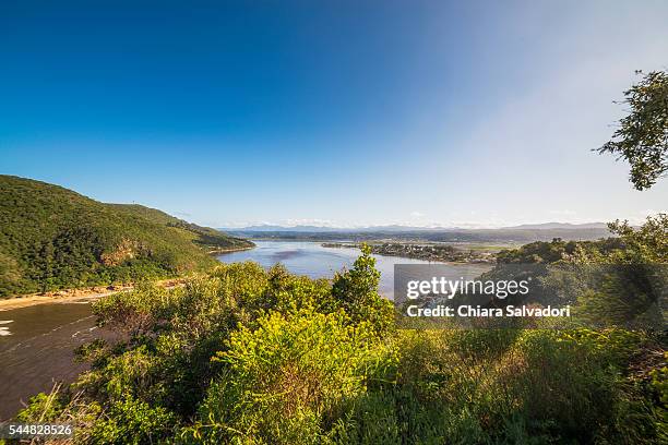 the knysna lagoon, south africa - garden route stock-fotos und bilder