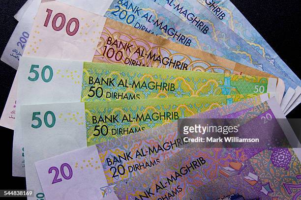 moroccan currency. - dirham stock pictures, royalty-free photos & images