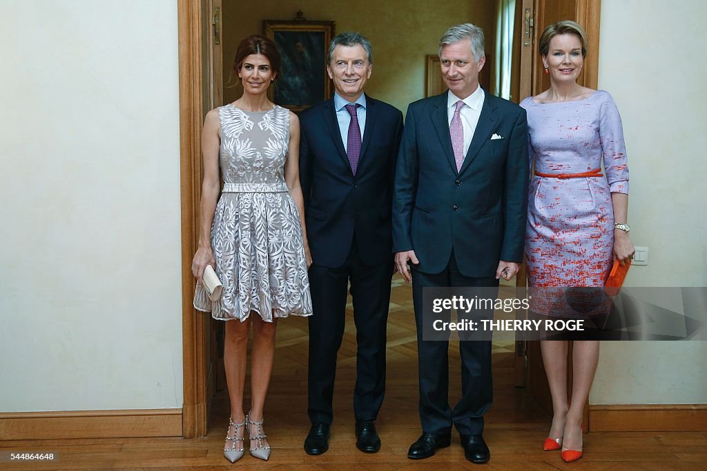 BELGIUM-ARGENTINA-ROYALS-DIPLOMACY