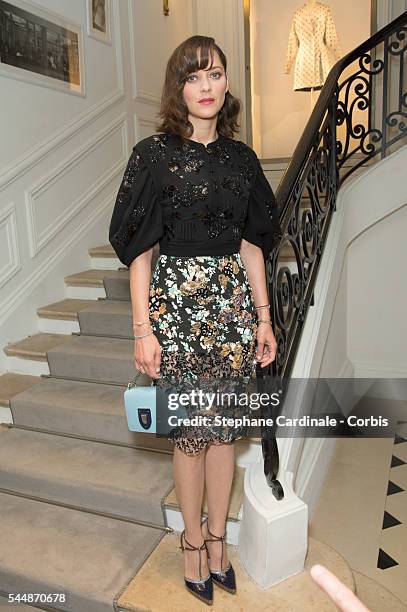 Marion Cotillard attends the Christian Dior Haute Couture Fall/Winter 2016-2017 show as part of Paris Fashion Week on July 4, 2016 in Paris, France.