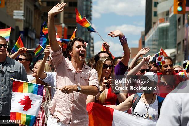The annual Pride Parade takes place as it winds its way downtown. This is the final weekend of Pride celebrations for Toronto. PM Justin Trudeau...
