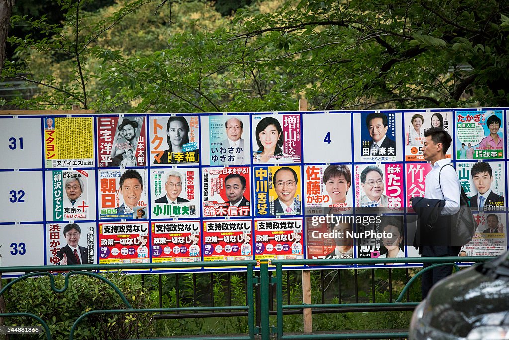 Election campaign in Tokyo