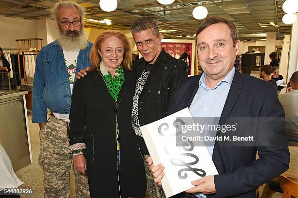 Mark Le Bon, Camilla Lowther, Judy Blame and Gregor Muir attend as Judy Blame signs copies of "The House Of Beauty And Culture" by Kasia Maciejowska,...