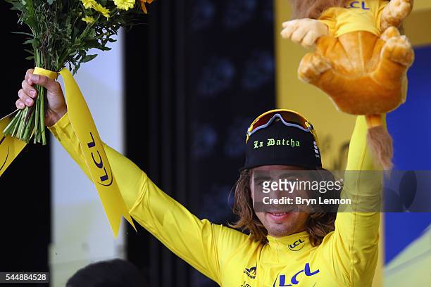 Peter Sagan of Slovakia and the Tinkoff team retained his leader's yellow jersey after stage three of the 2016 Tour de France, a 223.5km road stage...