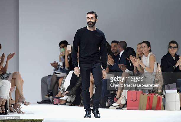 Designer Giambattista Valli is seen on the runway during the Giambattista Valli Haute Couture Fall/Winter 2016-2017 show as part of Paris Fashion...