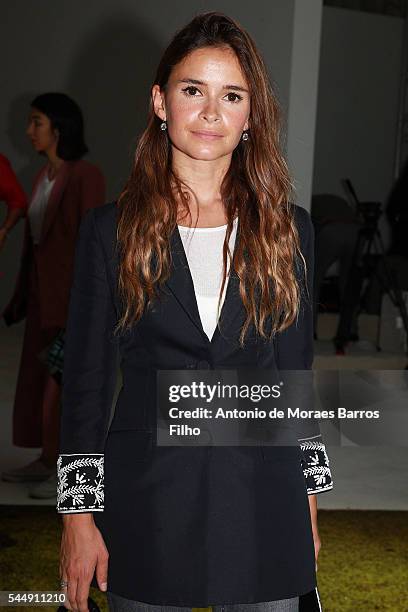 Miroslava Duma attends the Giambattista Valli Haute Couture Fall/Winter 2016-2017 show as part of Paris Fashion Week on July 4, 2016 in Paris, France.