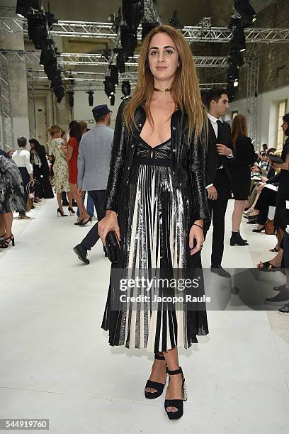 Alexia Niedzielski attends the Giambattista Valli Haute Couture Fall/Winter 2016-2017 show as part of Paris Fashion Week on July 4, 2016 in Paris,...