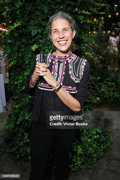 Isabel Marant attends Isabel Marant X mytheresa at Hotel Particulier Montmartre on July 4, 2016 in Paris, France.