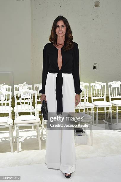 Christina Pitanguy attends the Giambattista Valli Haute Couture Fall/Winter 2016-2017 show as part of Paris Fashion Week on July 4, 2016 in Paris,...