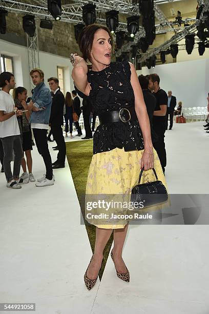 Adriana Abascal attends the Giambattista Valli Haute Couture Fall/Winter 2016-2017 show as part of Paris Fashion Week on July 4, 2016 in Paris,...