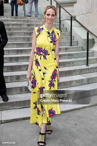 Lauren Santo Domingo attends the Giambattista Valli Haute Couture Fall/Winter 2016-2017 show as part of Paris Fashion Week on July 4, 2016 in Paris,...