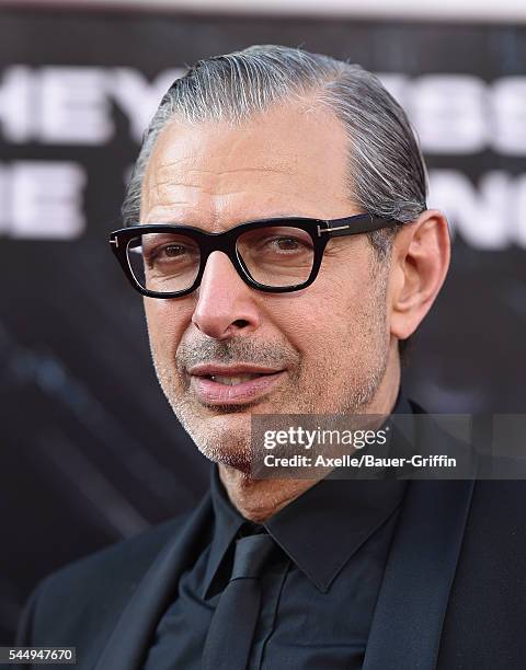 Actor Jeff Goldblum arrives at the premiere of 20th Century Fox's 'Independence Day: Resurgence' at TCL Chinese Theatre on June 20, 2016 in...